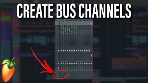 how to create a buss chanel in fl studio|fl mixer bus channel setup.